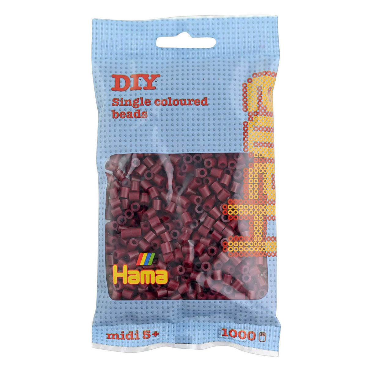 Hama iron beads Bordeaux red (030), 1000st.