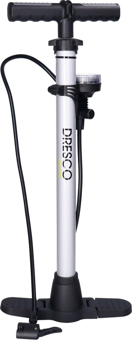 Dresco fietspomp - manometer – zwart