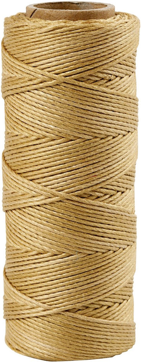 Creativ company bamboekoord 1 mm goud 65 m