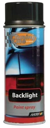 Motip tuning line transparante achterlichtenspray 400 ml zwart