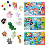 Toi-toys set gips gieten wild life met mal, verf en kwast