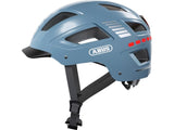 Abus fietshelm hyban 2.0 led signal glacier xl - 58-63 cm - blauw - geschikt voor gebruik op elektrische fietsen - stadsfietsen - 510 g