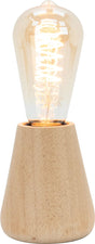 Eglo asby tafellamp - e27 - 10 cm - lichtbruin - hout