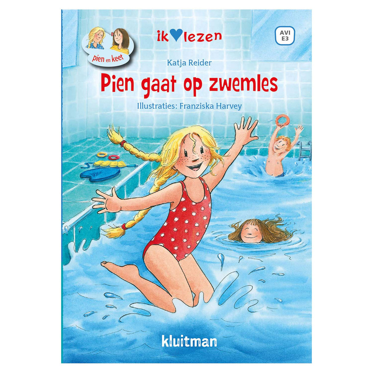 Uitgeverij kluitman pien gaat op zwemles avi e3