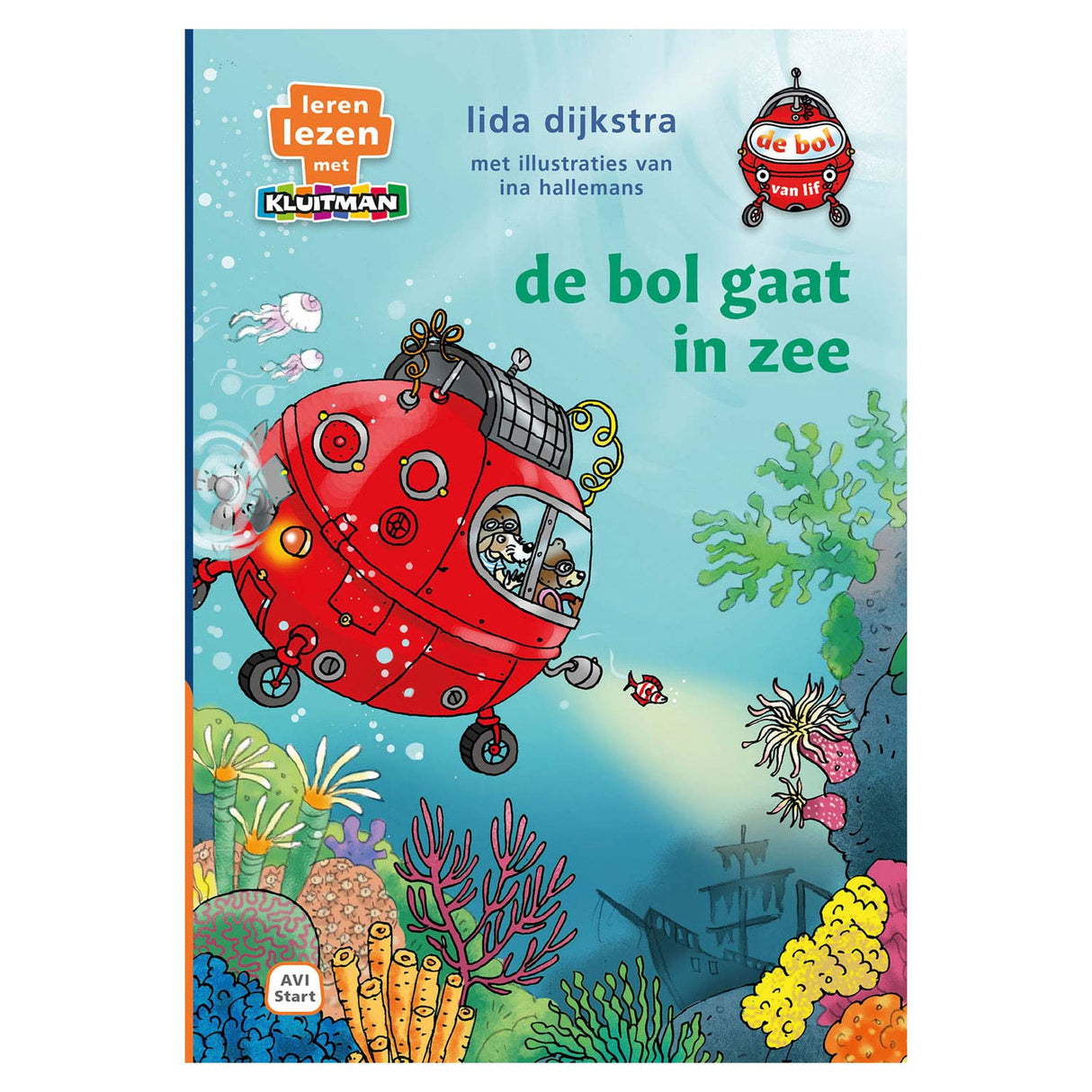 Uitgeverij kluitman de bol van lif, de bol gaat in zee avi start