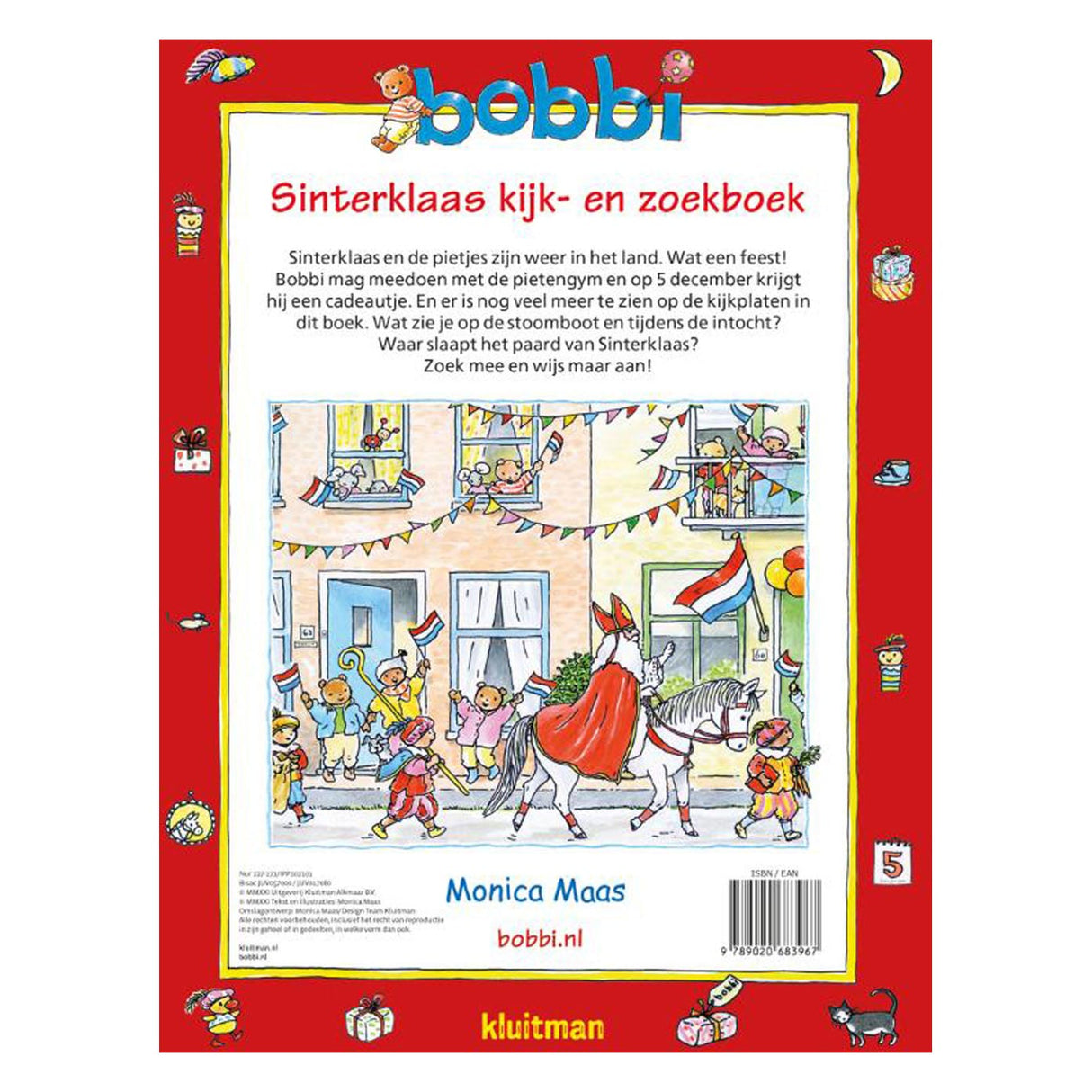 L'éditeur Kluitman Bobbi Sinterklaas Kijk- en zoekboek