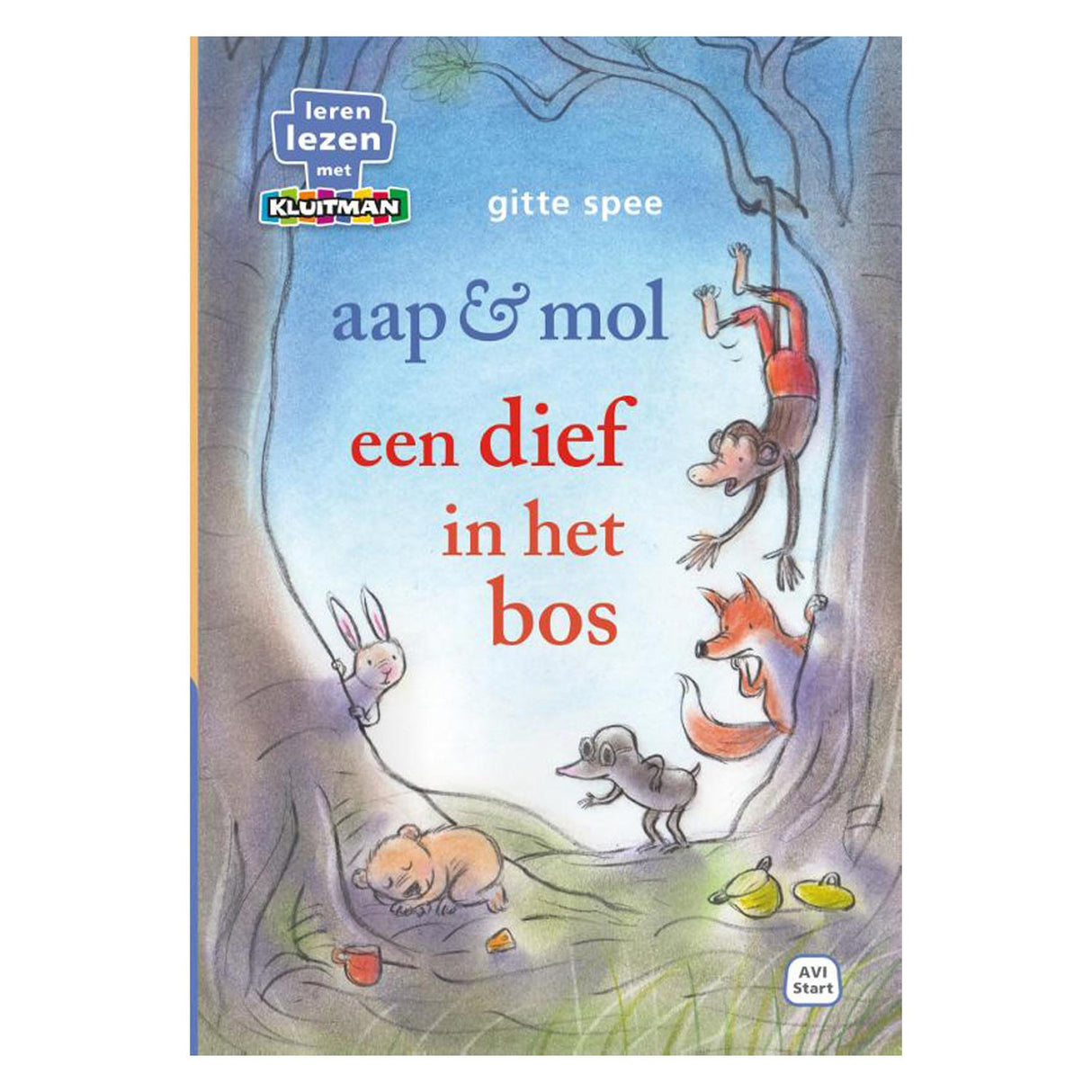 Publisher Kluitman Aap Mol A thief in the forest (AVI-start)