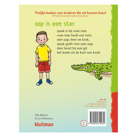 Uitgeverij kluitman lees lees lees - aap is een ster (avi-m3)