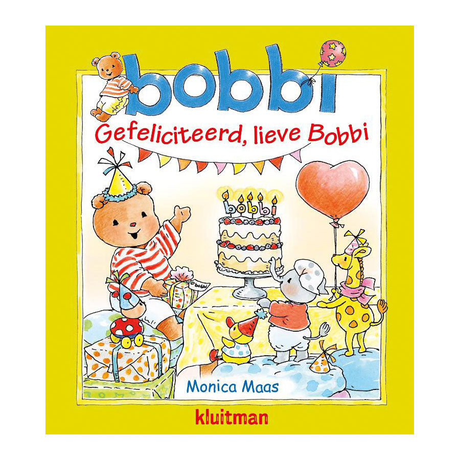 Uitgeverij kluitman bobbi gefeliciteerd, lieve bobbi