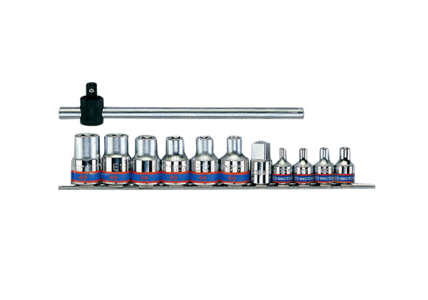 King tony torx socket set 3 8 +1 2 12cz. + knop