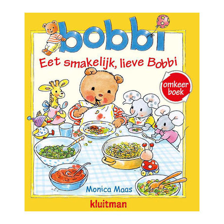 Uitgeverij kluitman omkeer: eet smakelijk welterusten, lieve bobbi