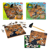 Toi-toys hamerspel dino wilde dieren 2 assorti