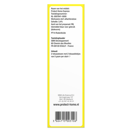 Pro-tect 1066307 - express muizenmiddel 2 stuks | 2 stuks
