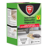Pro-tect 1066345 - val ratten plastic 2 stuks | 2 stuks