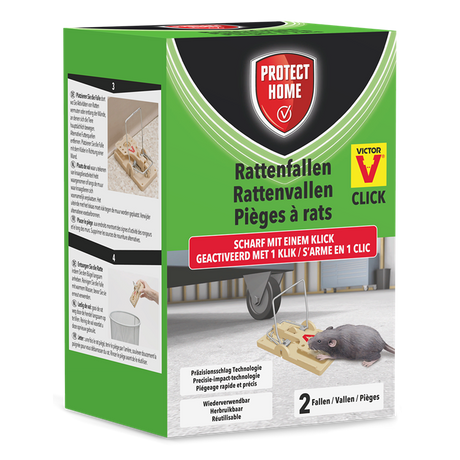 Pro-tect 1066345 - val ratten plastic 2 stuks | 2 stuks