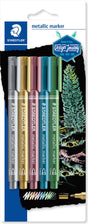 Staedtler metallic pen set 5 kleuren