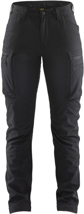 Blåkläder blaklader 7177-2513 dames softshell service winterwerkbroek - zwart - c36