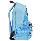 Mochila de personajes azules azules