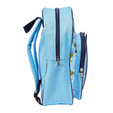 Mochila con bolsillo delantero azul azul