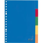 Gekleurde tabbladen kangaro a505fm pp a5 120 micron 5-delig 17gaats venster