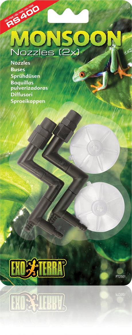 Exo terra - andere - reptielen - monsoon sproeikoppen 2st - 10,5x1,5x23cm - 2st