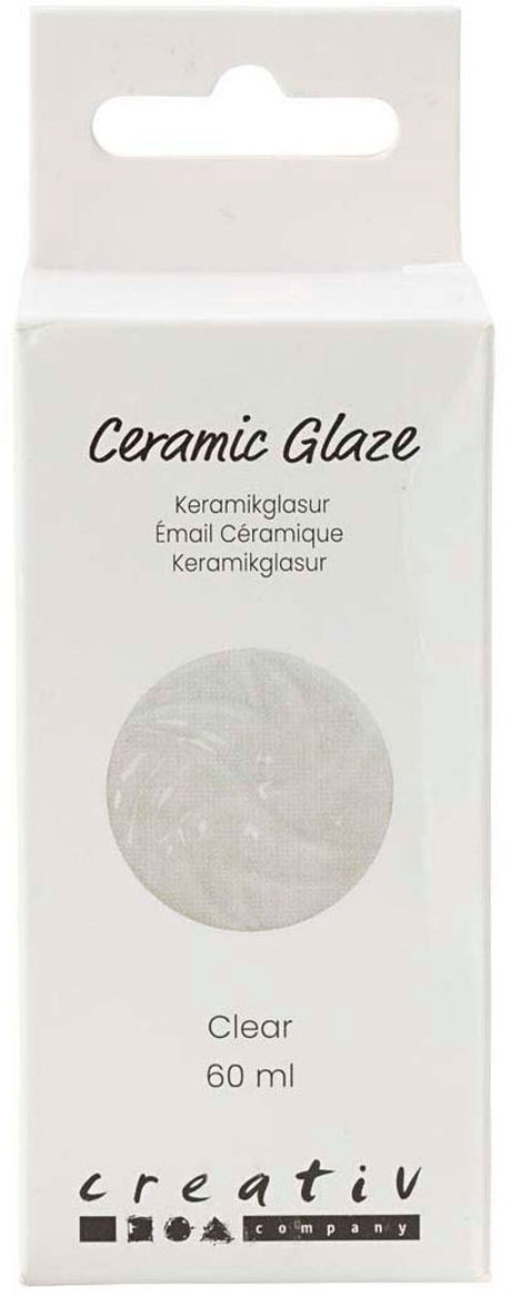 Creativ company keramiek glazuur 984-1101 c transparant helder - 60ml