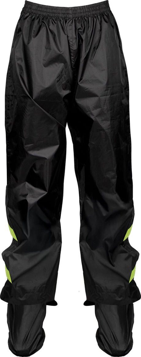Ralka fietsregenbroek met schoenbeschermers - waterdicht - volwassenen - zwart - maat xl - regenbroek xl