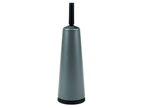 Brabantia toiletborstel en houder platinum dia.12x42cm