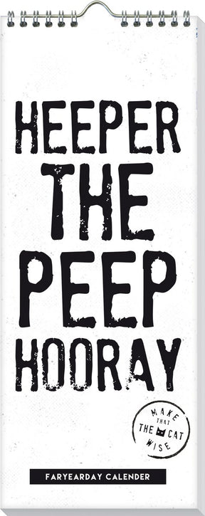 Make that the cat wise verjaardagskalender - heeper the peep hooray