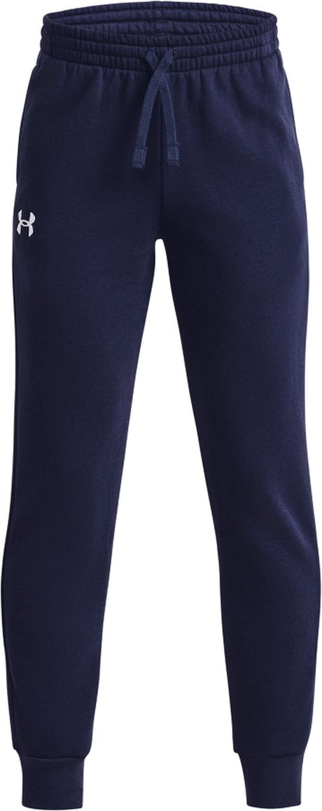 Under armour ua rival fleece joggers unisex sportbroek - navy - wit