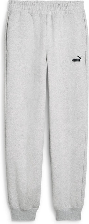 Puma ess small no. 1 logo comfort high-waist sweatpants fl cl dames joggingbroek - light gray heather l