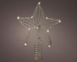 Lumineo piek ster met 12 led lampen werkt op batterij met timer.