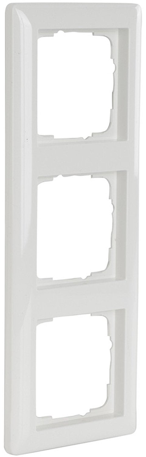 Gira system 55 afdekraam inbouw - 3-voudig polarwit