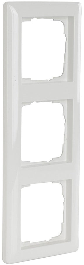Gira system 55 afdekraam inbouw - 3-voudig polarwit