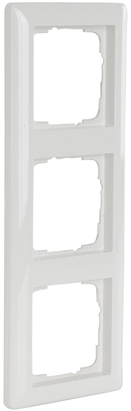 Gira system 55 afdekraam inbouw - 3-voudig polarwit
