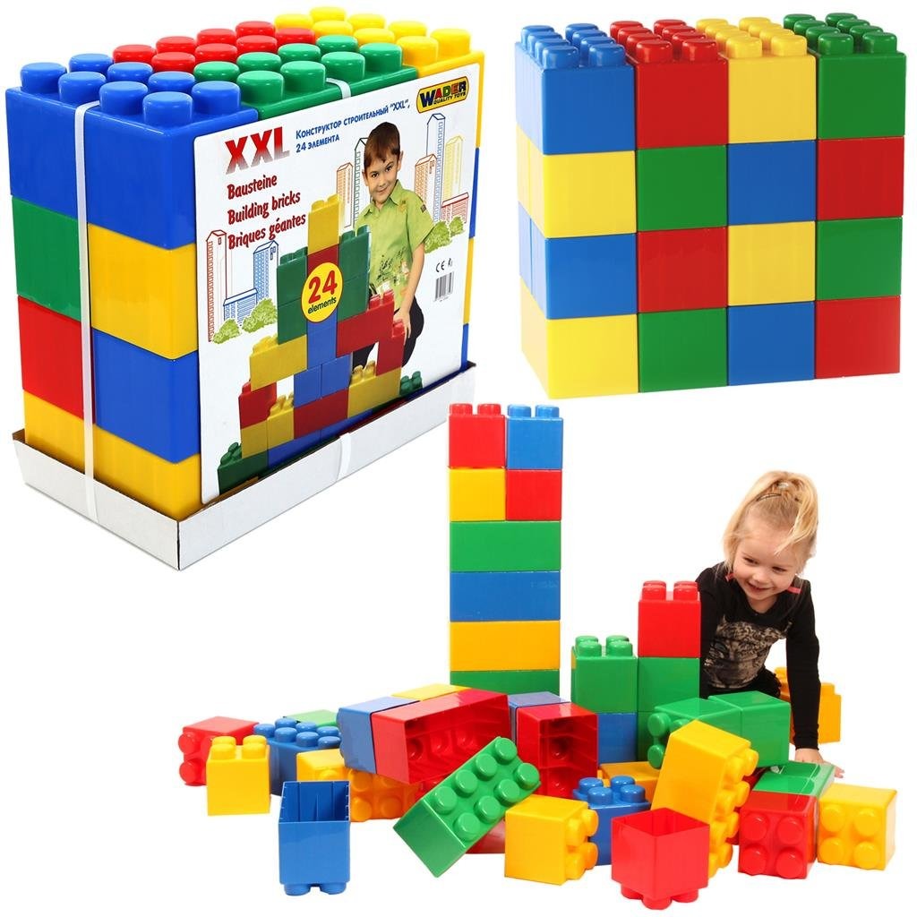 Wader Wader Mega Building Blocks 24 stykker