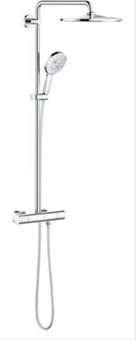 Grohe rainshower smartactive 310 regendouche mono rond - met thermostaatkraan - chroom - 26648000