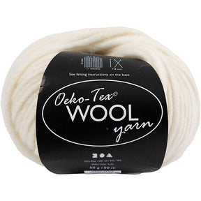 Creativ Company Wolgaren L: 50 m off white 50 g 1 bol