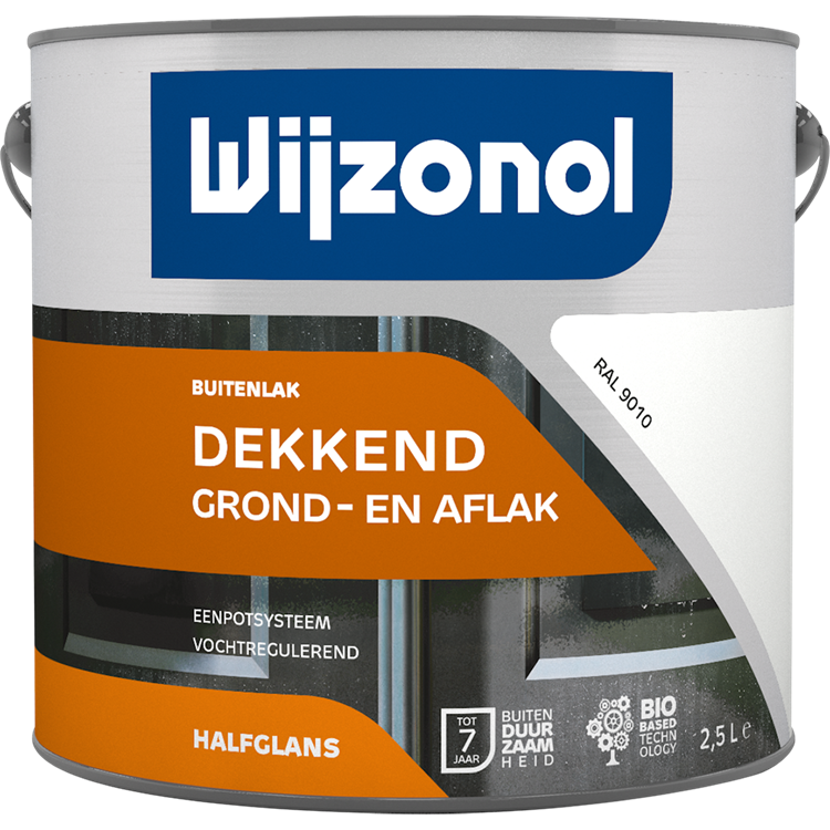 Wijzonol 1034525 - wijz.r9010 dek hlfgl 2,5ltr | 1 stuks