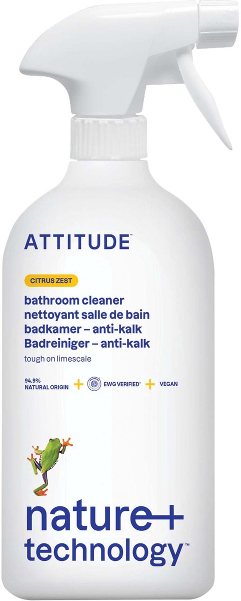 Attitude - nature+ bathroom cleaner citrus zest (6x)