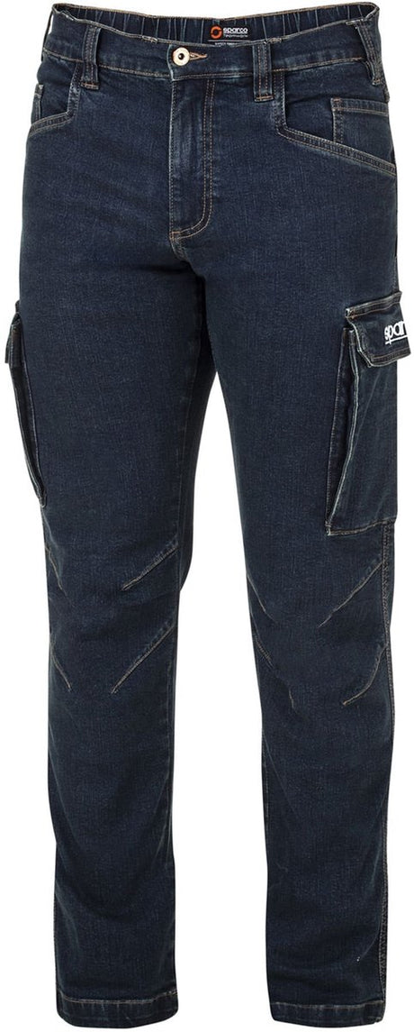Sparco tech denim dallas werkjeans - blauw xxxl