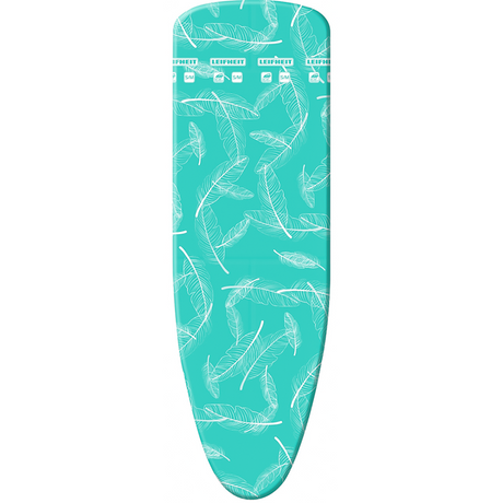 Leifheit strijkplankhoes thermo reflect s m - 125 x 40 cm strijkvlak - 3 mm dikke molton - blauw