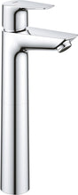 Grohe quickfix start edge wastafelkraan - waterbesparend - incl. waste - chroom