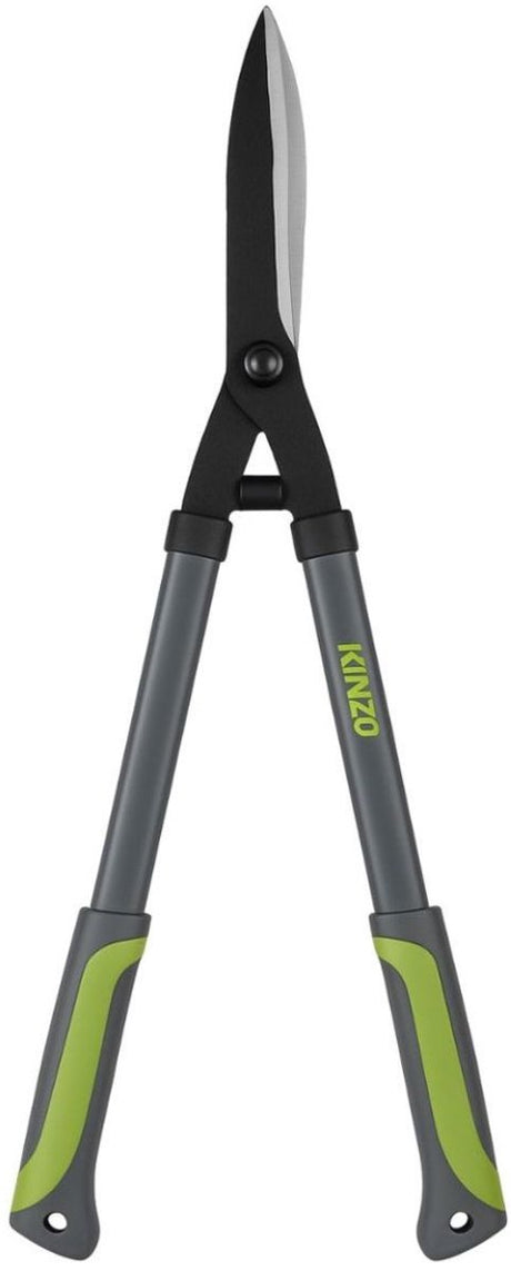 Kinzo heggenschaar 65 cm met non-stick coating - snoeischaar heg voor onderhoud van heggen en struiken - hand heggenschaar - tuinschaar - struikschaar