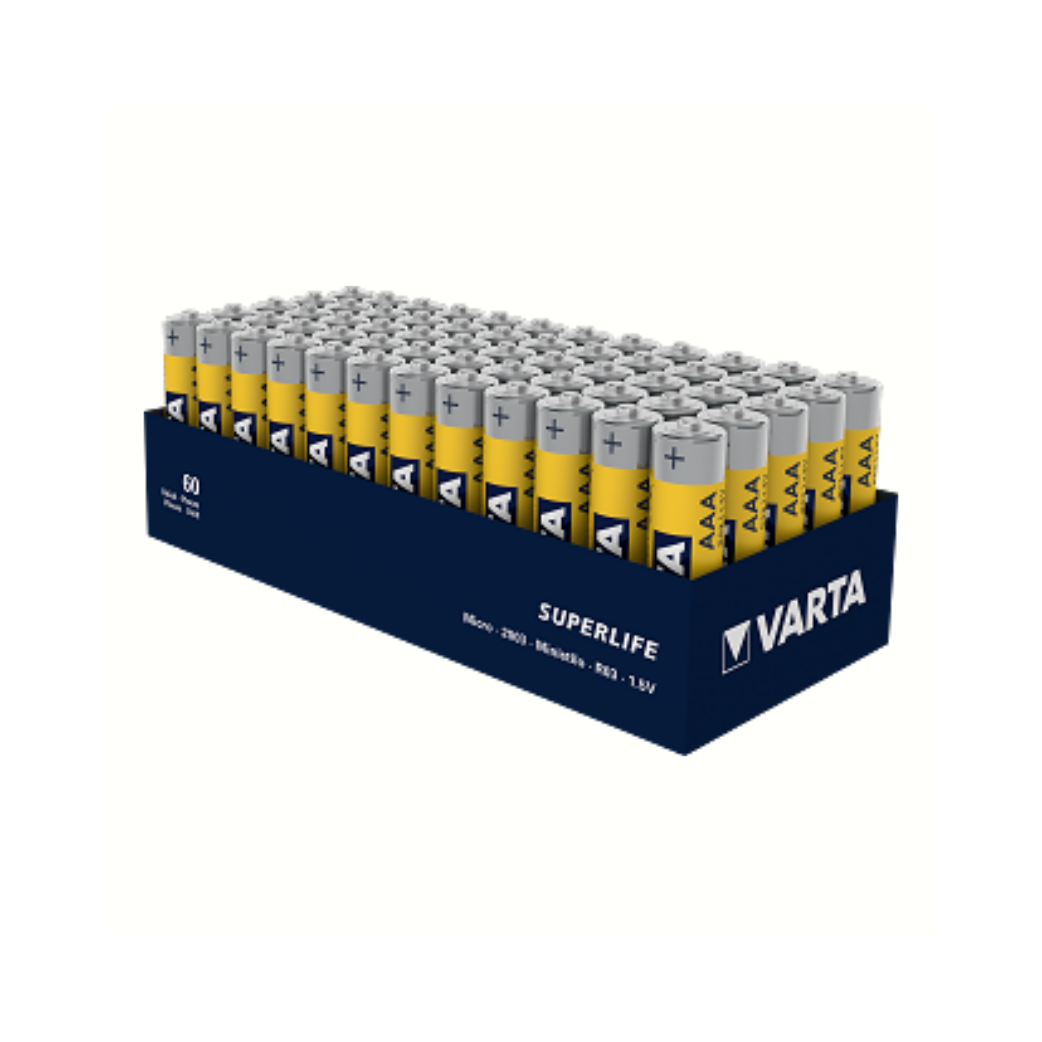 Varta baterije AAA SuperLife R03 1,5V Zink-O-O-O-48 kosov