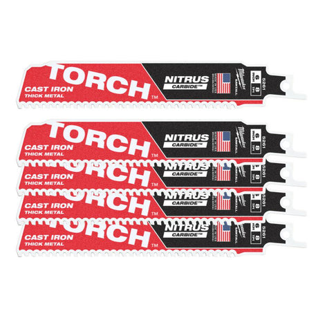 Milwaukee perziken s tct brander nitrus 150mm 8t 5szt.