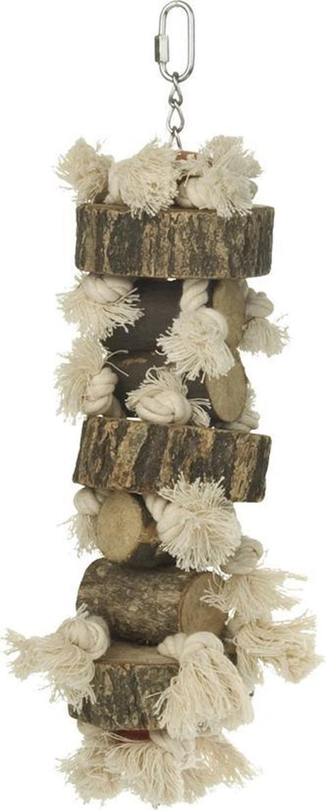 Beeztees agapornide speeltouw - vogelspeelgoed - 42 cm one size
