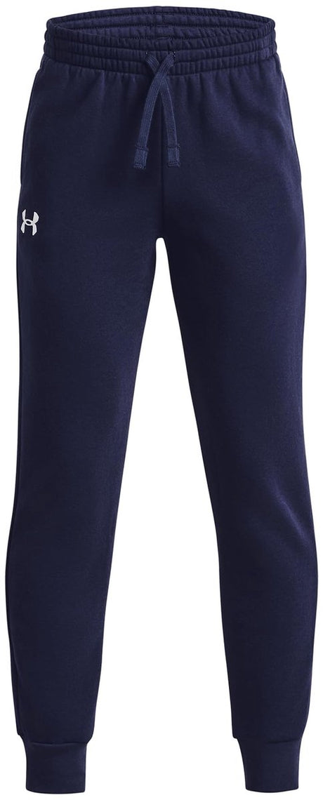 Under armour ua rival fleece joggers unisex sportbroek - navy - wit