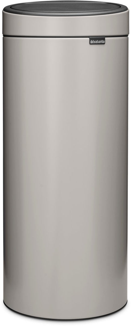Brabantia touch bin prullenbak - 30 liter - soft grey