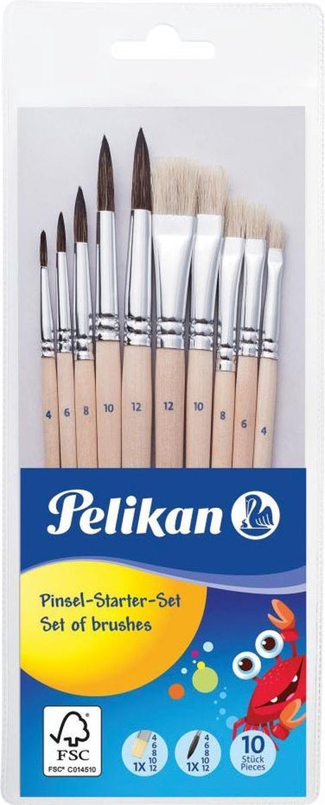 Pelikan starterset 10 penselen - griffix - in etui